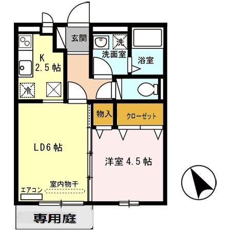 グレースランド・アイの物件間取画像