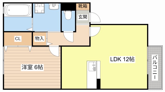 セジュールグランモアの物件間取画像