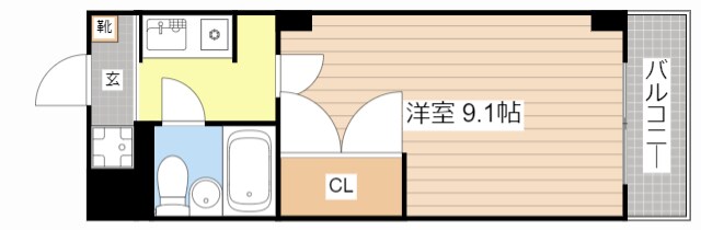 スチューデント福井の物件間取画像