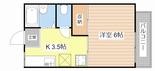 ヴィラＫ＆Ｋの物件間取画像