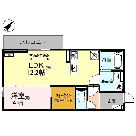 D-ROOMルシエルの物件間取画像