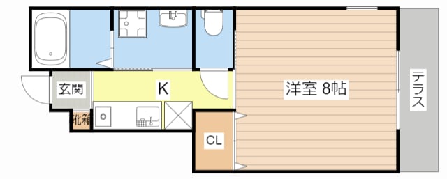 アクアハイツの物件間取画像