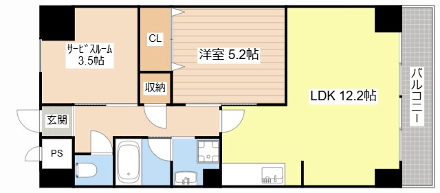 ヴィエナ栗東の物件間取画像