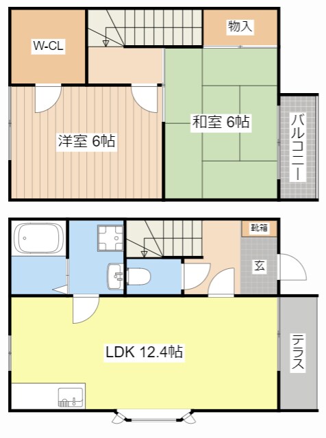 セレブハイツの物件間取画像