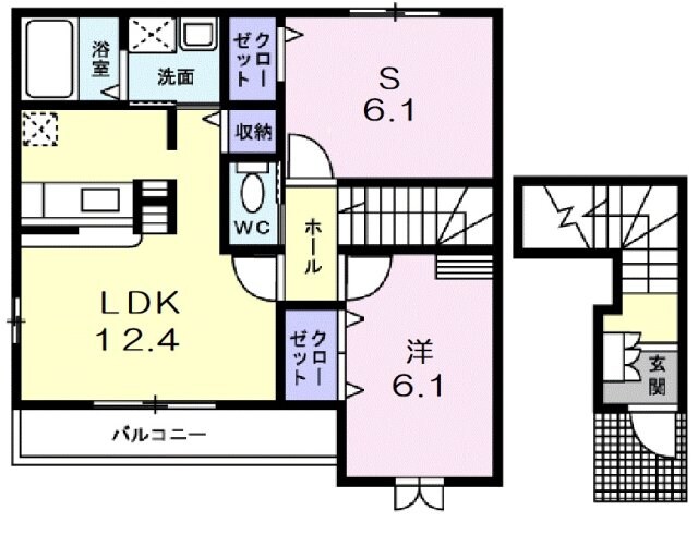 ポラリスの物件間取画像