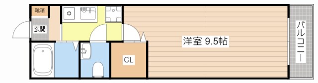 フラット茜の物件間取画像