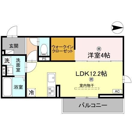 D-ROOM山上の物件間取画像