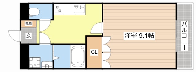 ＫＵＲＵＭＩの物件間取画像