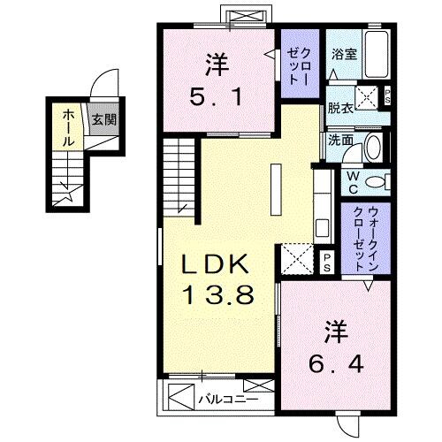 カモミールの物件間取画像