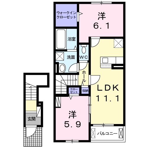 ネオ・ユニゾンⅢの物件間取画像