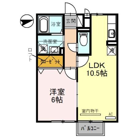 ベルコート木ノ座の物件間取画像