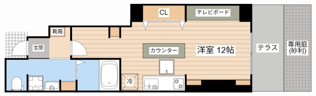Ｆａｍｉｌｌｅ　Ｈａｎｅｋａ　Ｃの物件間取画像