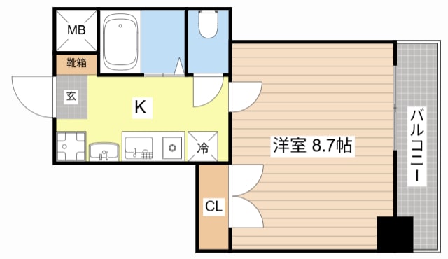 ミラージュ大津京の物件間取画像