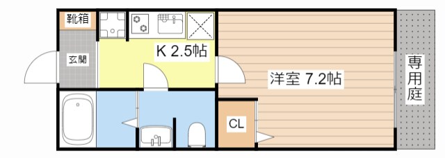 サニーホームズ森井の物件間取画像