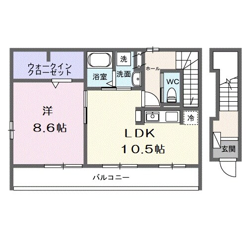 ブリリアントⅡの物件間取画像