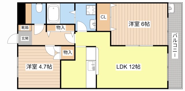 ｃｏｎｔｉｎｕａｒｅの物件間取画像
