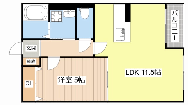 シャトレー伍番館の物件間取画像