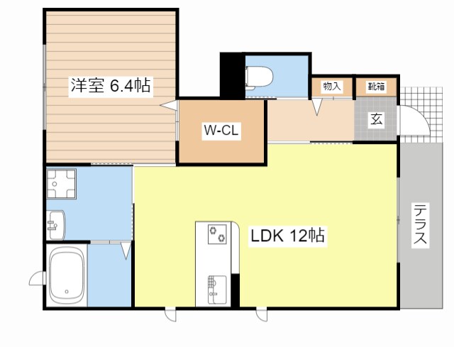 エイトタウン４７５の物件間取画像