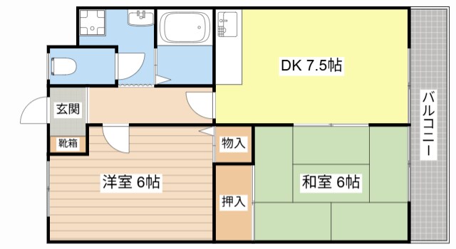 サンクリエート瀬川の物件間取画像
