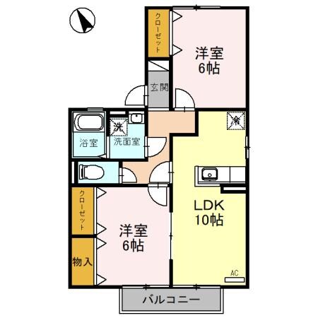 ブリーズの物件間取画像