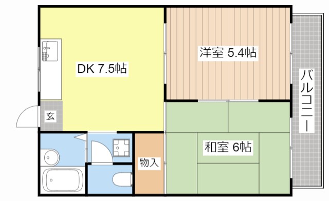 ロワールの物件間取画像