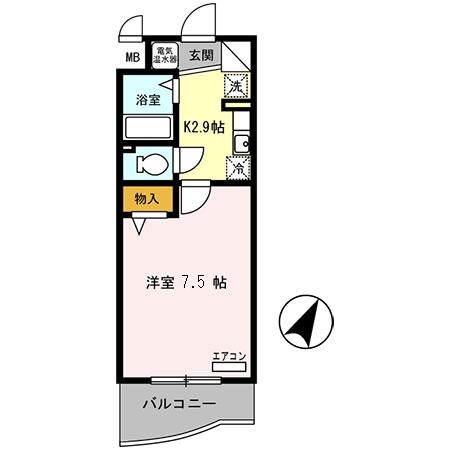 アースマーシーマンションの物件間取画像