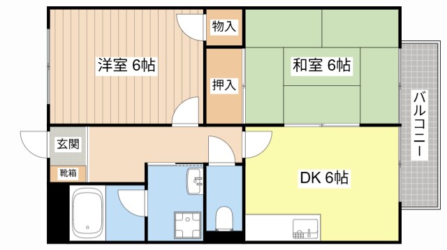リバティハウス守山の物件間取画像