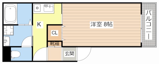 宝積壱番館の物件間取画像