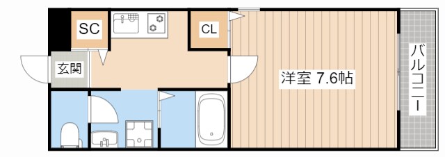 モンタネールの物件間取画像