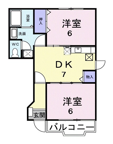 ノースヴィリッジⅥの物件間取画像