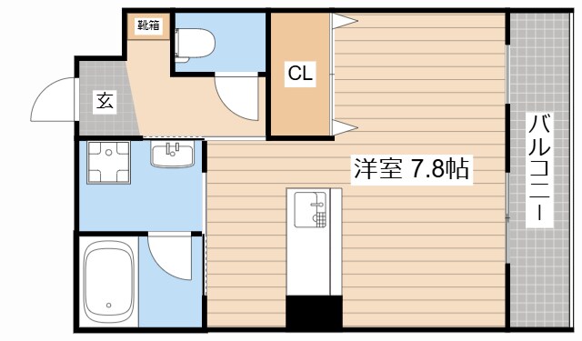 クレアシオンの物件間取画像