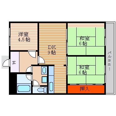 センチュリーマンションの物件間取画像