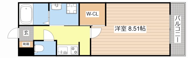 アミティエ彦根Ⅱの物件間取画像