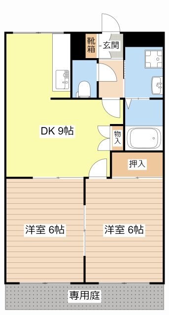 グリーンハイムＫの物件間取画像