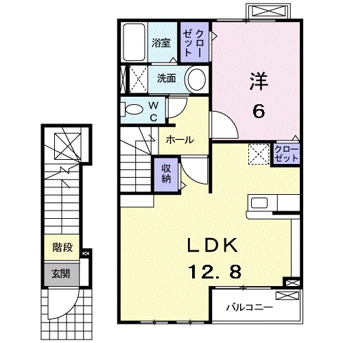 Ｓ．Ｃ．Ｃ．ＨーＫの物件間取画像