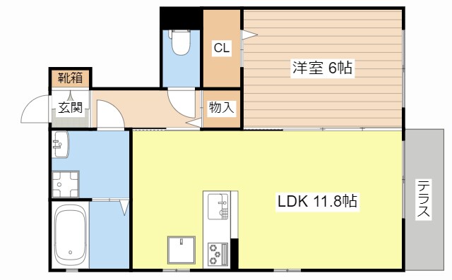 セジュールFTOの物件間取画像