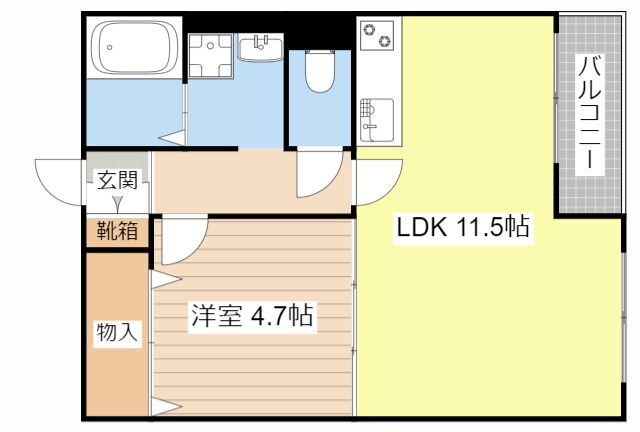 グロワールの物件間取画像