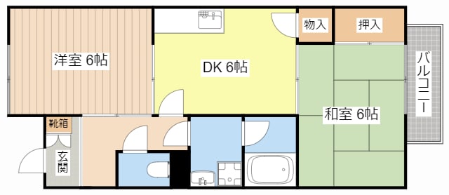 メゾン若松の物件間取画像