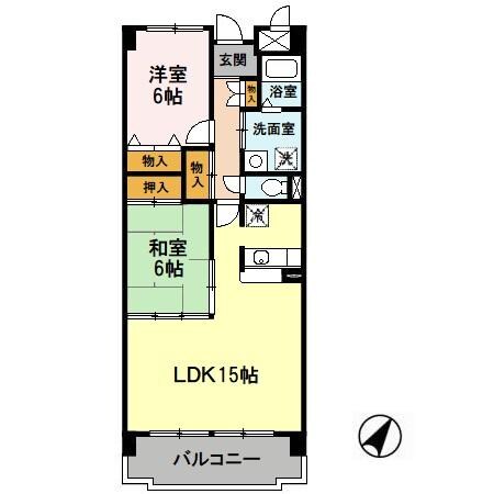 グランボナールの物件間取画像
