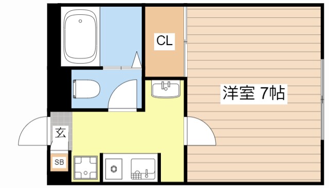 物件間取画像