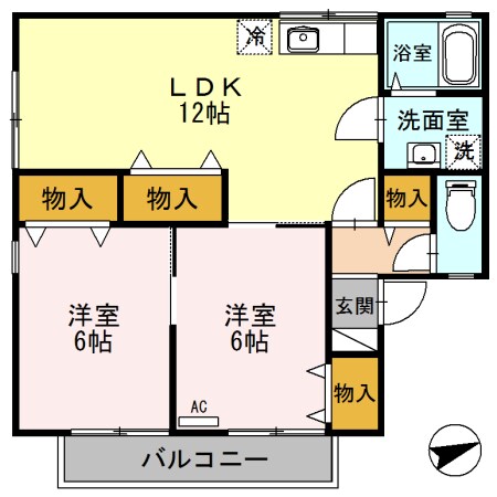 セピアコートの物件間取画像