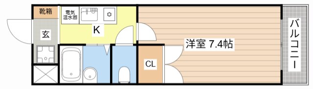 ドミトリーユーの物件間取画像