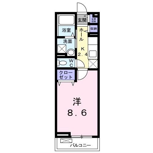 ＬＩＡＮＧＥの物件間取画像