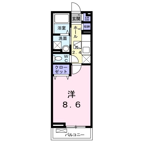 ＬＩＡＮＧＥの物件間取画像