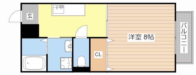 バンクーバー長田の物件間取画像