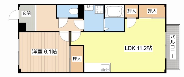 シェロウェンＴＡ1の物件間取画像