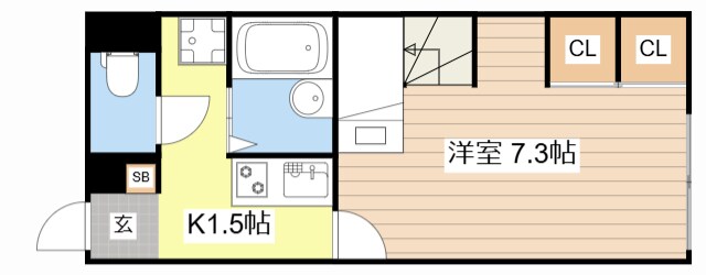 ハイラル聖徳の物件間取画像