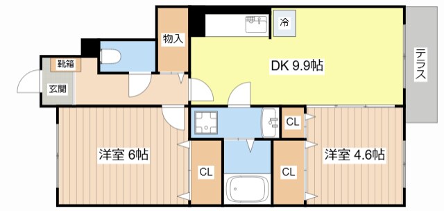 オーベルジュの物件間取画像