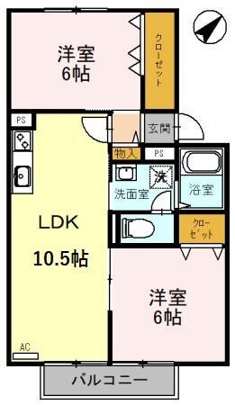 リサージュ　8の物件間取画像