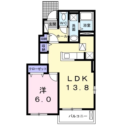 Ｌａｋｅ　Ｗｅｓｔ　西の湖　Ⅱの物件間取画像